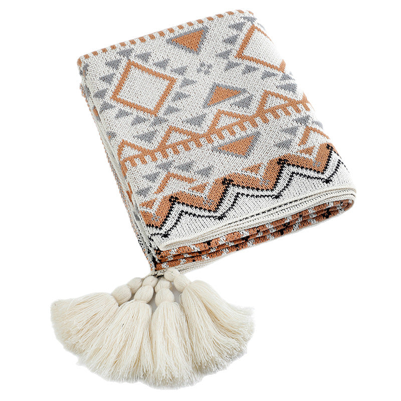Thickened Knit Sofa Throw