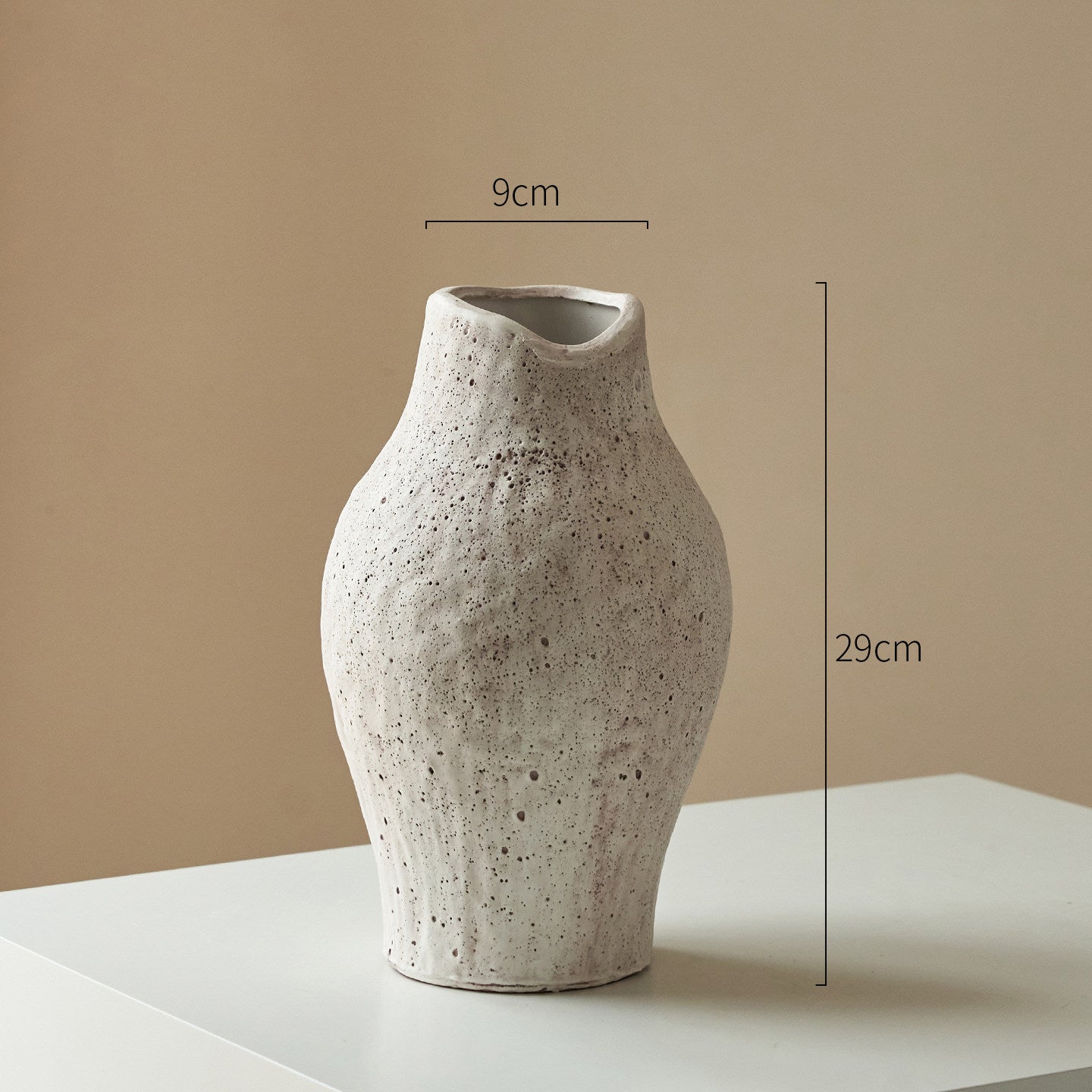 Textured Ceramic Flower Vase