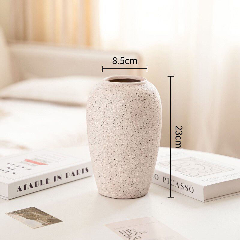 Textured Ceramic Flower Vase