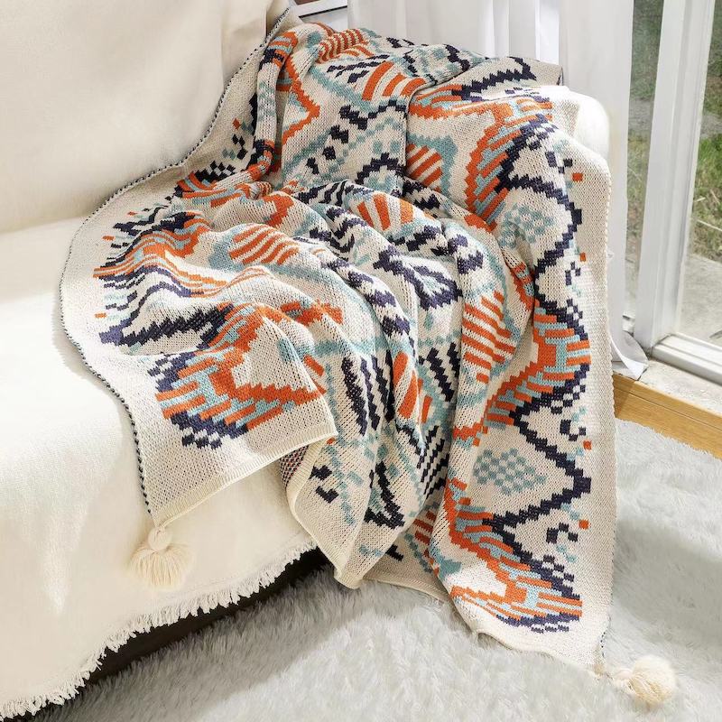 Thickened Knit Sofa Throw