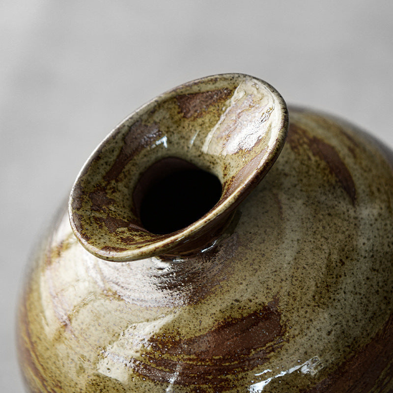 Retro Floral Decorative Vase