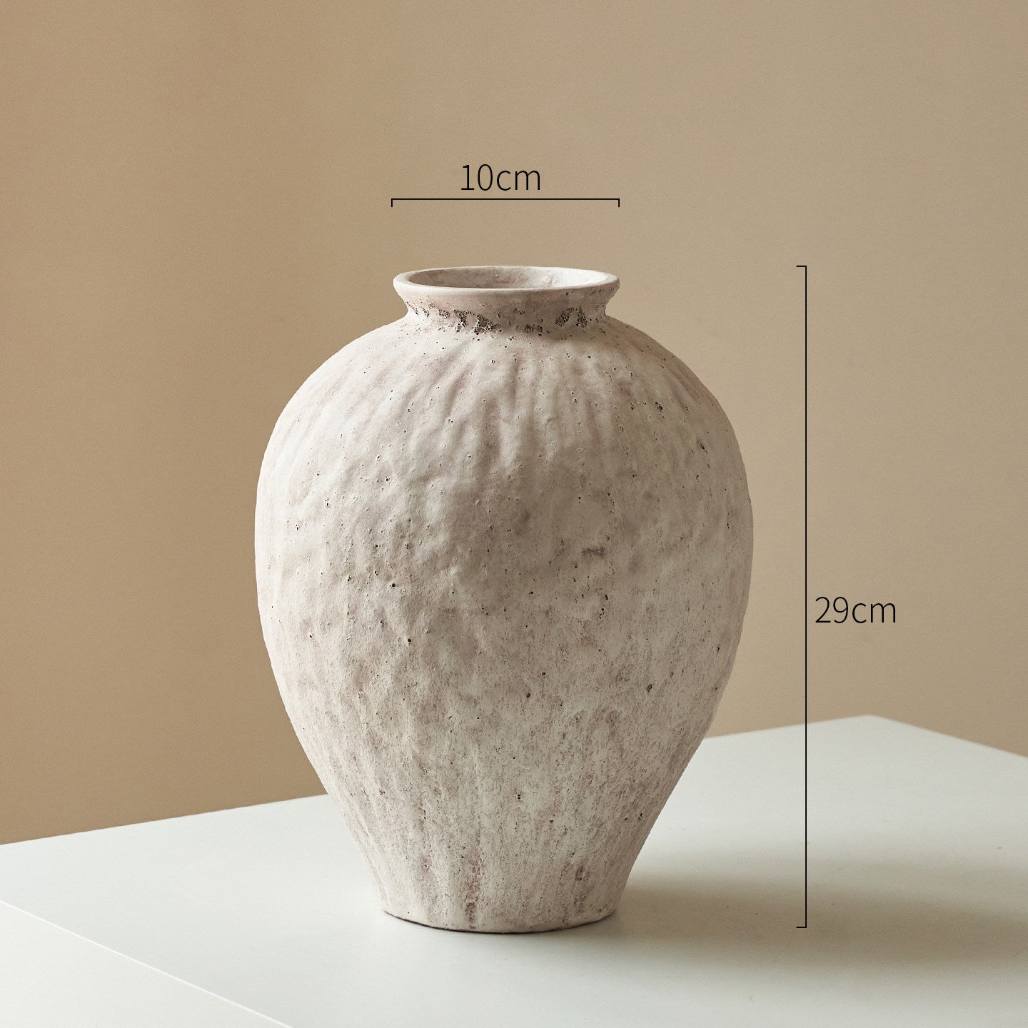 Textured Ceramic Flower Vase