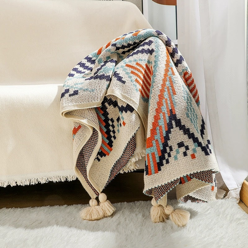 Thickened Knit Sofa Throw