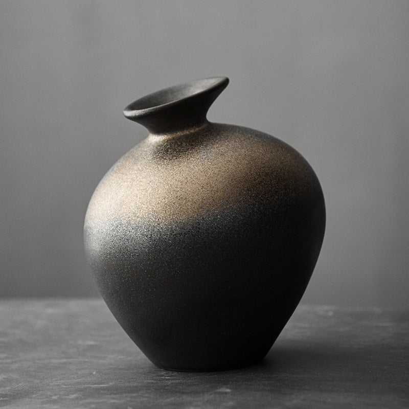 Retro Floral Decorative Vase