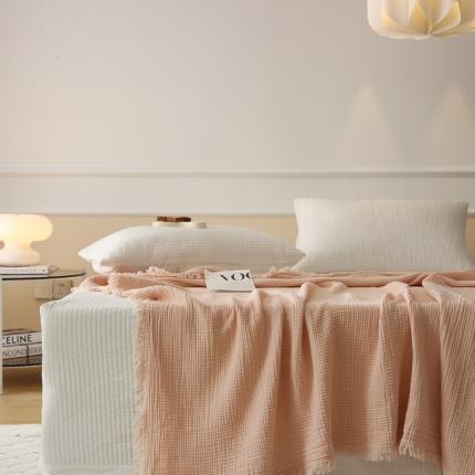 Soft Cotton Crepe Throw Blanket