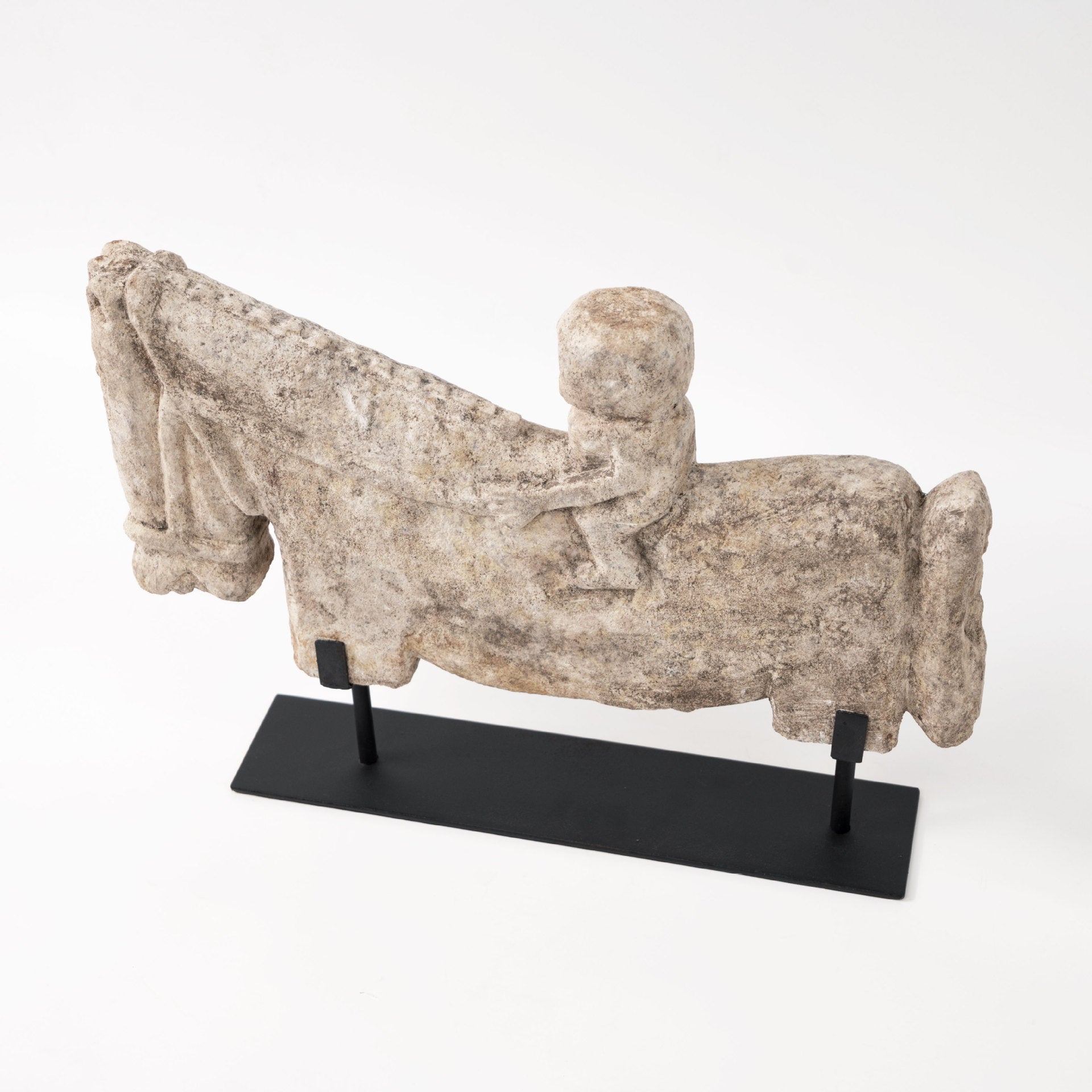 Vintage Abstract Horse Sculpture