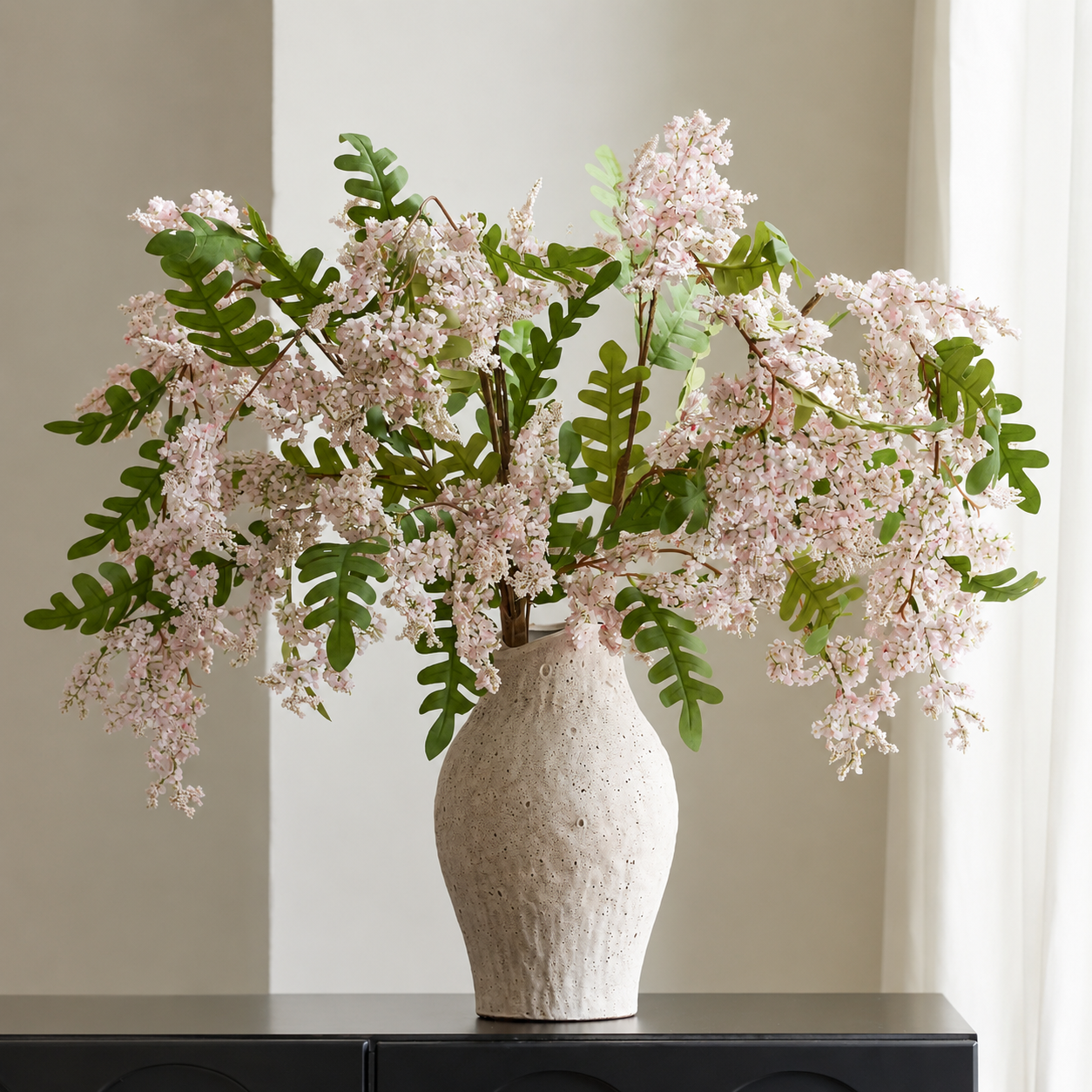 Textured Ceramic Flower Vase