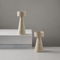 Natural Travertine Stone Candle Holder