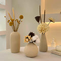 Minimalist dried flower vase set for home décor