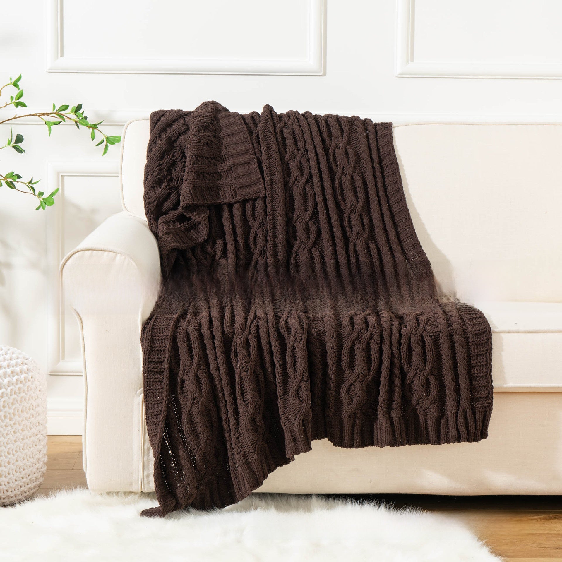 Nordic Luxury Sherpa Sofa Rug