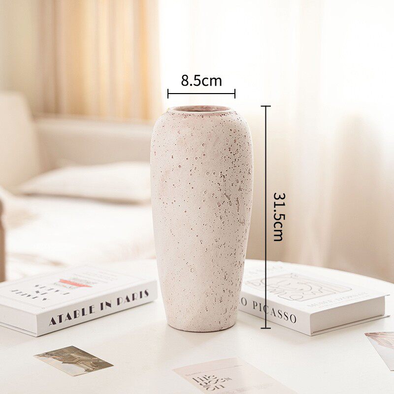 Textured Ceramic Flower Vase