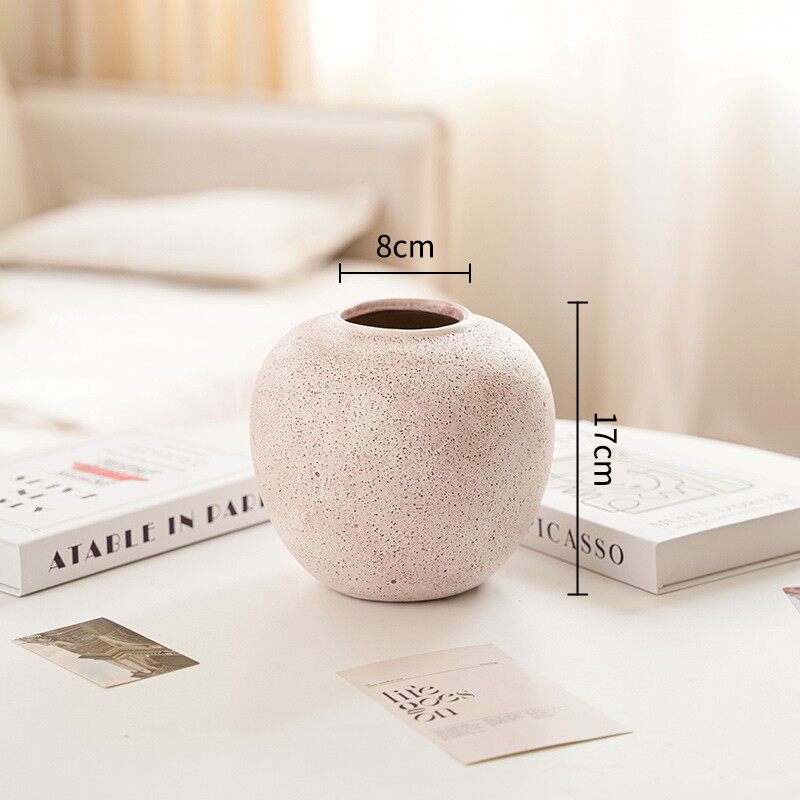 Textured Ceramic Flower Vase