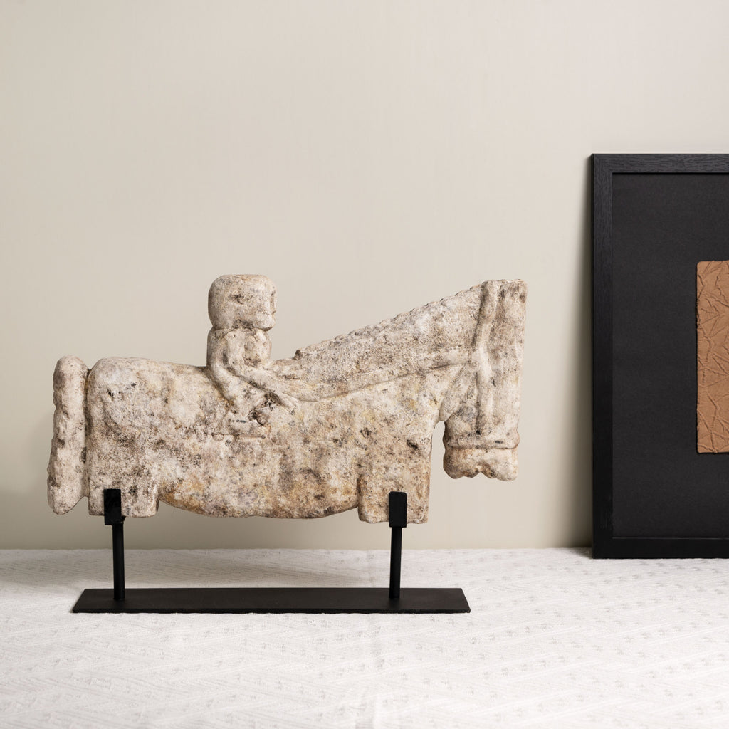 Vintage Abstract Horse Sculpture