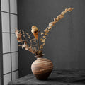 Retro Floral Decorative Vase